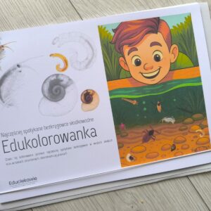 EDUKOLOROWANKA - najczęściej spotykane bezkręgowce słodkowodne